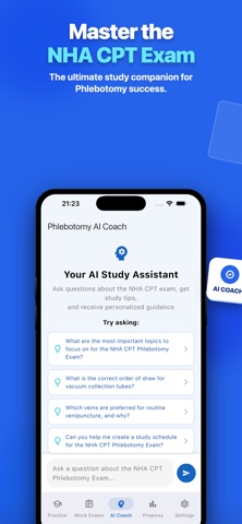 Phlebotomy Exam Prep: NHA CPT iPhone screenshot