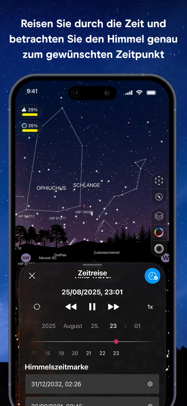 Night Sky iPhone App Screenshot 5 – Nachschlagewerke