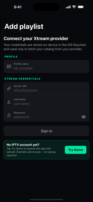 TnC IPTV Player Screenshot 2 of 8