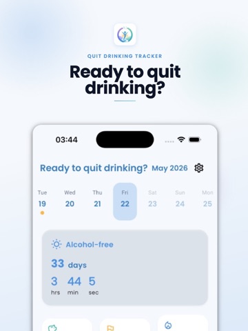 Quit Drinking Tracker iPad screenshot