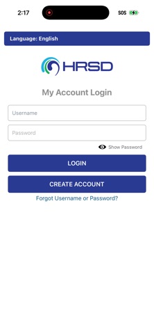 HRSD Customer Portal Screenshot 1 of 6