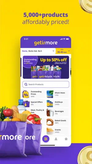 getir: groceries, food&beyond screenshot 3