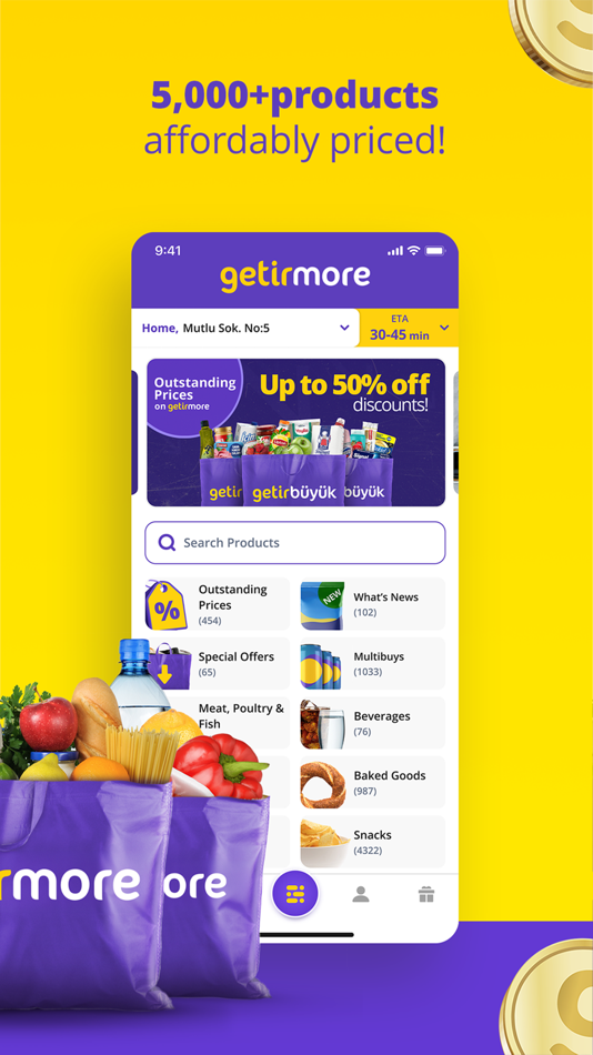 #3. getir: groceries, food&beyond (iOS) Göre: Getir