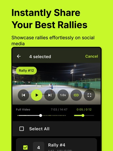 PerfectSwing: Rally Highlights iPad screenshot 3