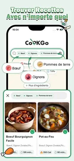 Capture d'écran de CookGo: Import Recette Facile sur iPhone 4