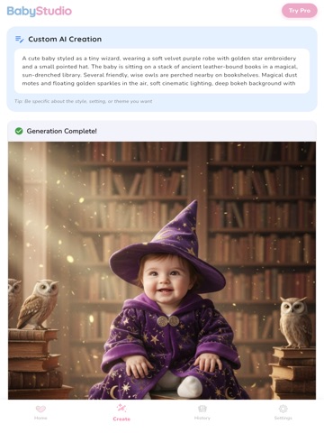 Baby Studio: AI Photo Editor iPad screenshot