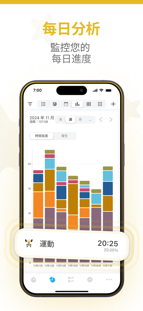aTimeLogger Pro: 时间记录工具、目标 计时器 screenshot 5