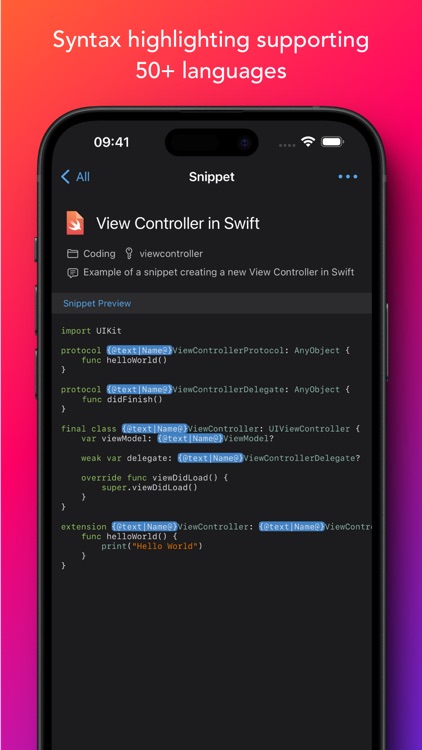 Snippety - Snippets Manager