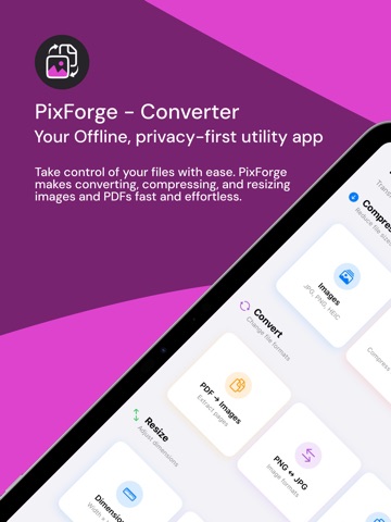 PixForge - Converter iPad screenshot
