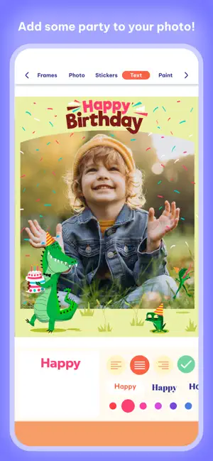 Make happy birthday greeting screenshot 4