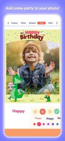 Make happy birthday greeting Screenshot 4 of 4