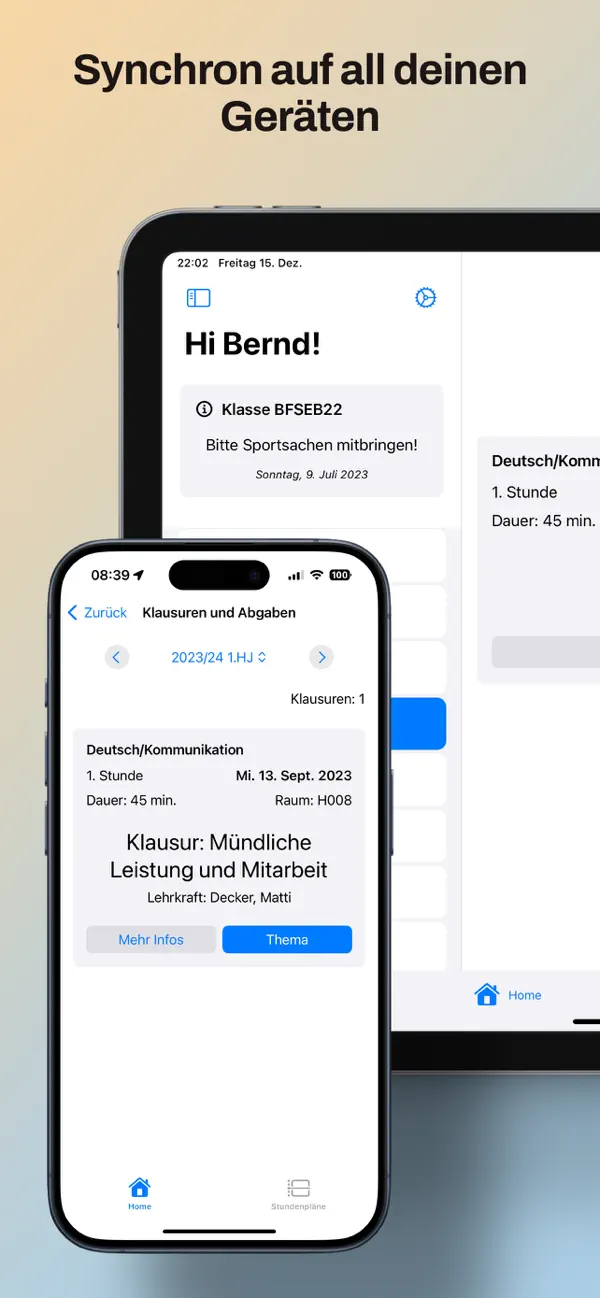 myBBS iPhone App Screenshot 5 – Bildung