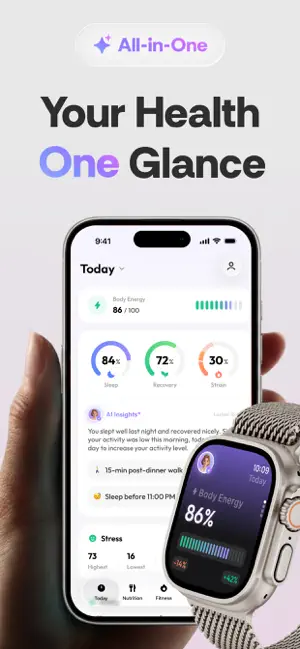 PureOne: #1 AI Health Tracker screenshot 1