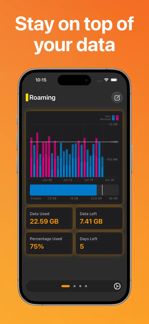 #6. Didget: Data Usage Widget (iOS) Ved: Zlatko Kuvendjiski