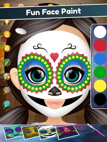 Halloween Face Paint Salon iPad screenshot