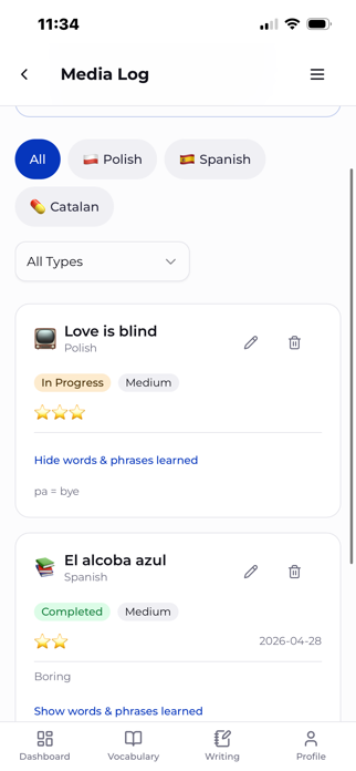 Linguismo: Language Tracker Screenshot 4 of 9