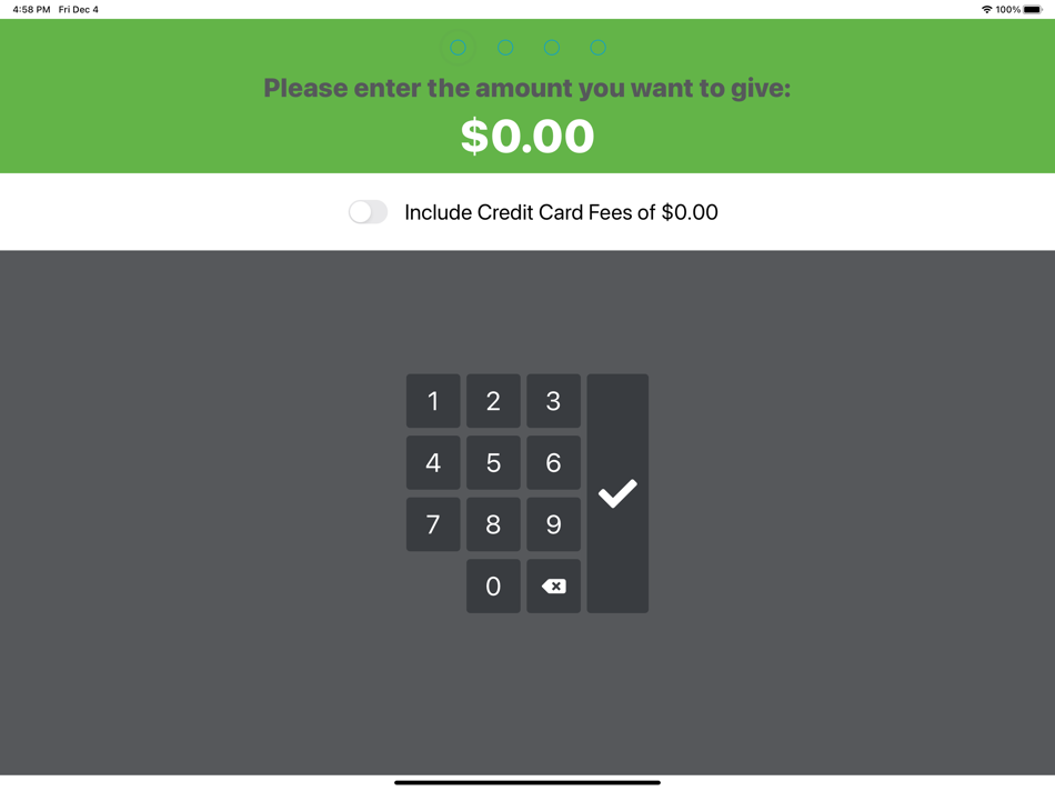 #2. Simple Donation Kiosk Giving (iOS) Podle: 440 West LLC