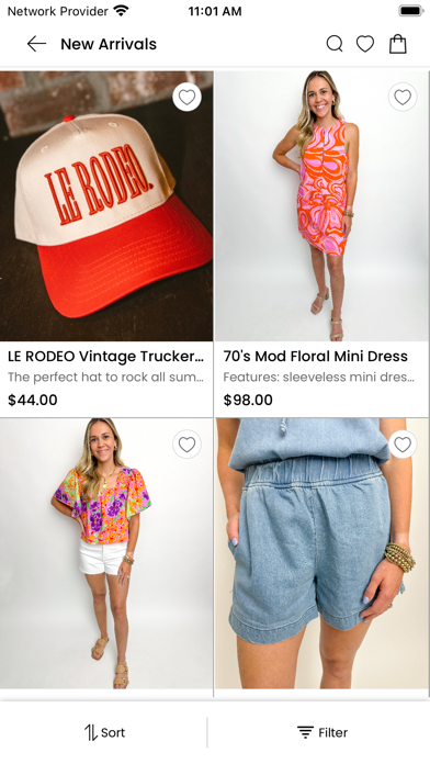 Mimosa Boutique Screenshot