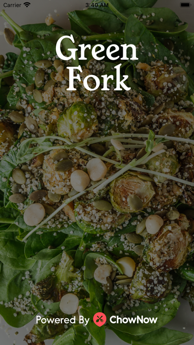 Green Fork & Straw iPhone screenshot 1 - Food & Drink app