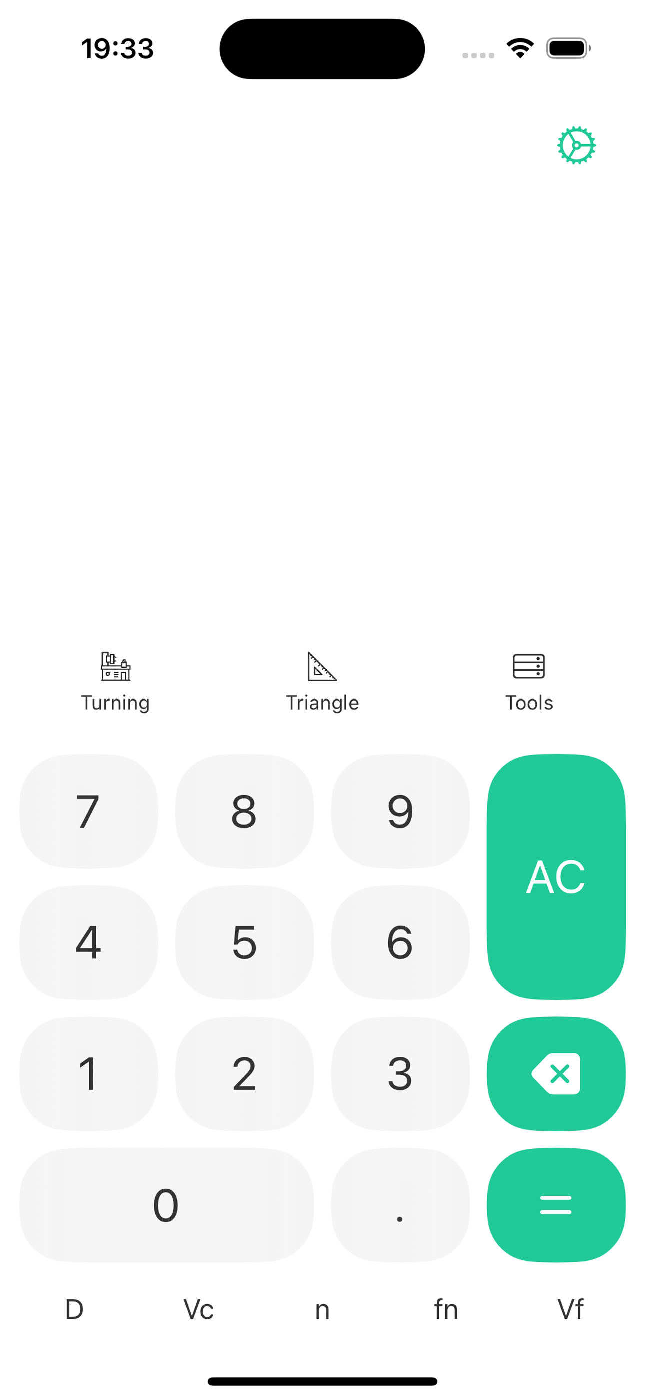 CNC Tools: Pocket calculator