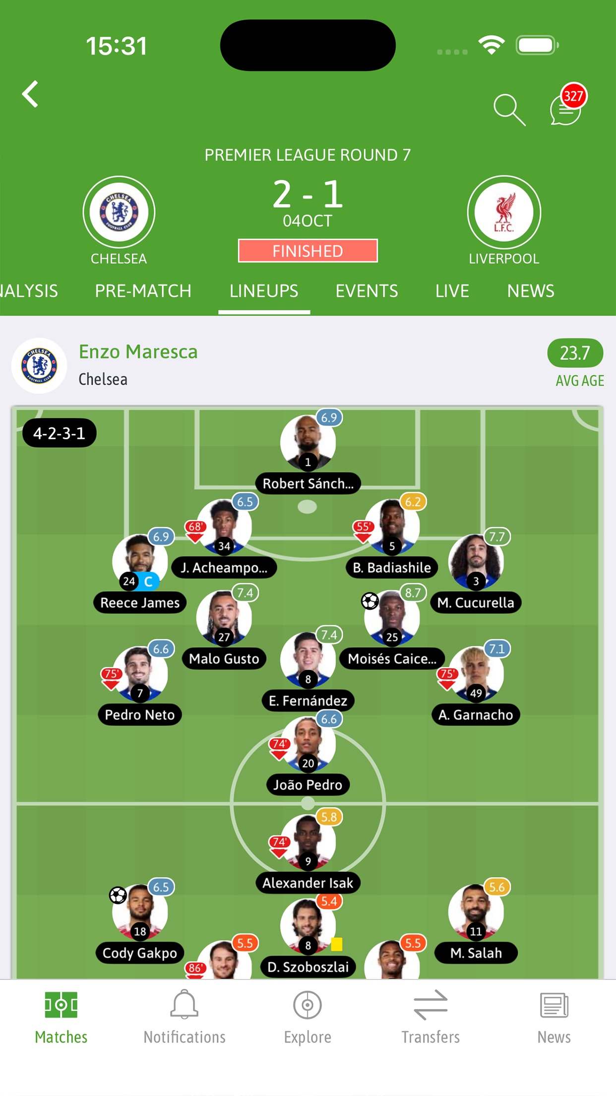 Screenshot 2 of BeSoccer Plus