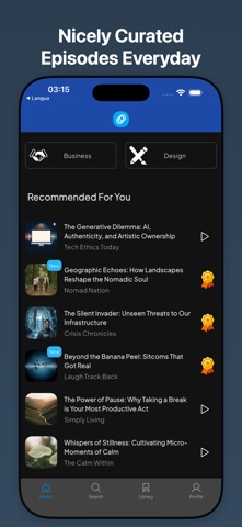 MindfulSpeak - Unique Podcasts screenshot