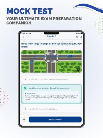NM MVD Permit Practice Exam iPad screenshot