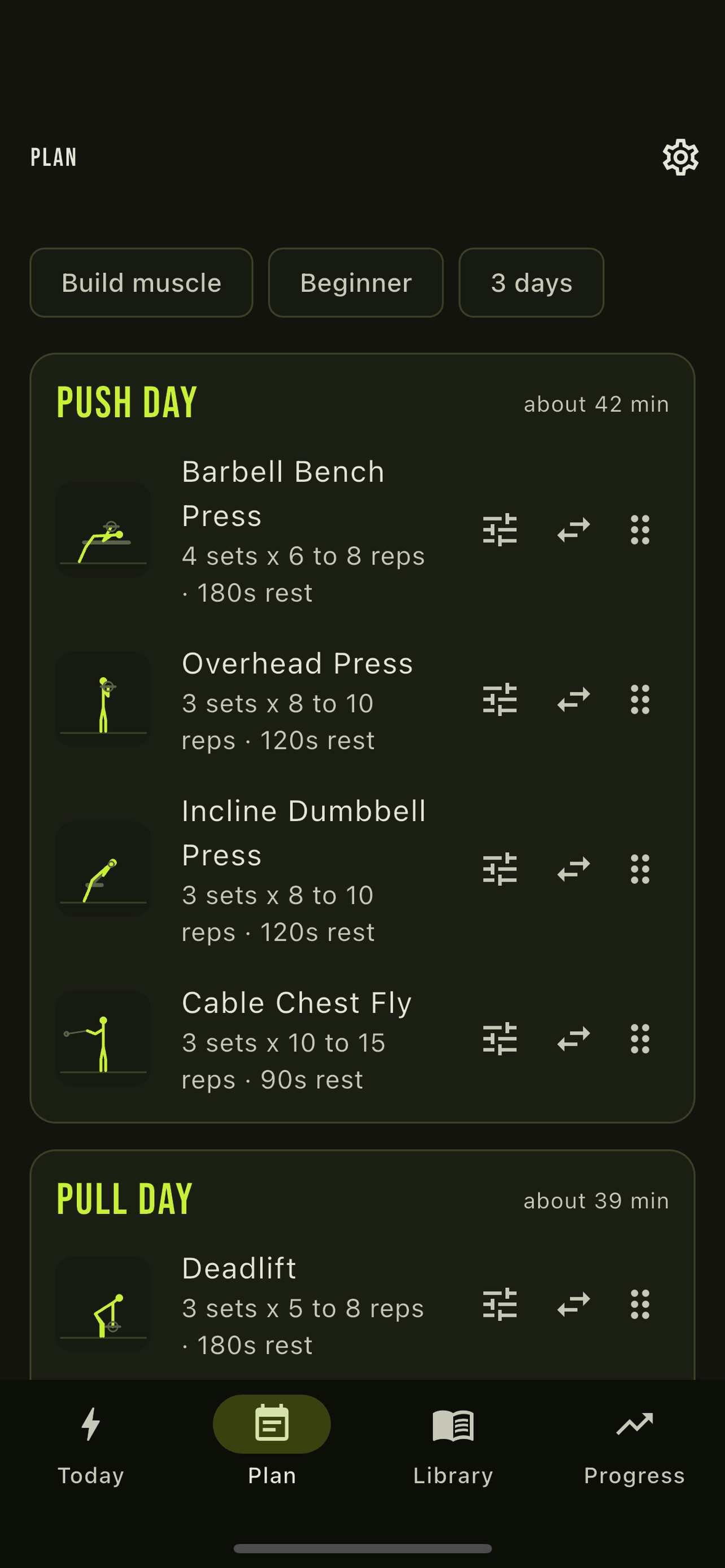 Sweatline screenshot 2