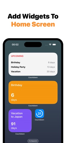 Countdown Widget • Timer Screenshot 3 of 6