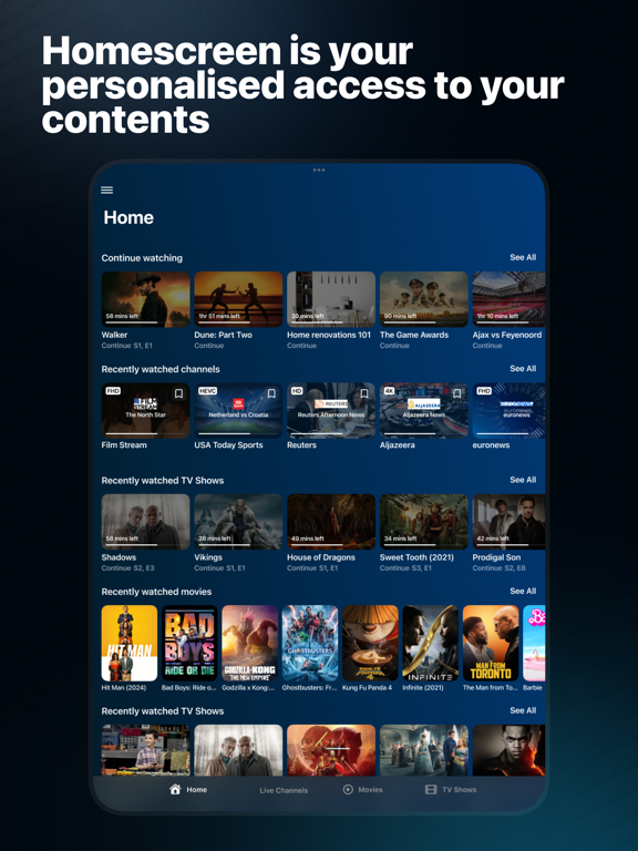 Screenshot #5 pour AnyTV - IPTV Player