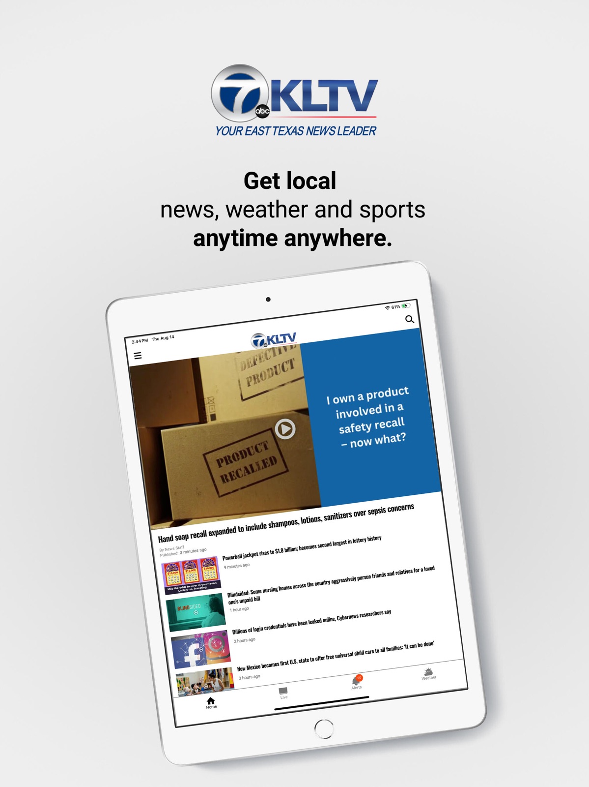 KLTV 7 East Texas News ipad screenshot 7