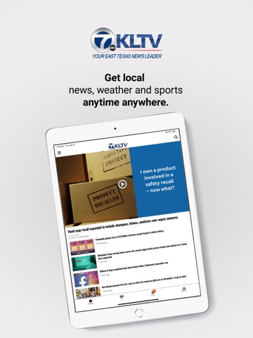 KLTV 7 East Texas News iPad screenshot