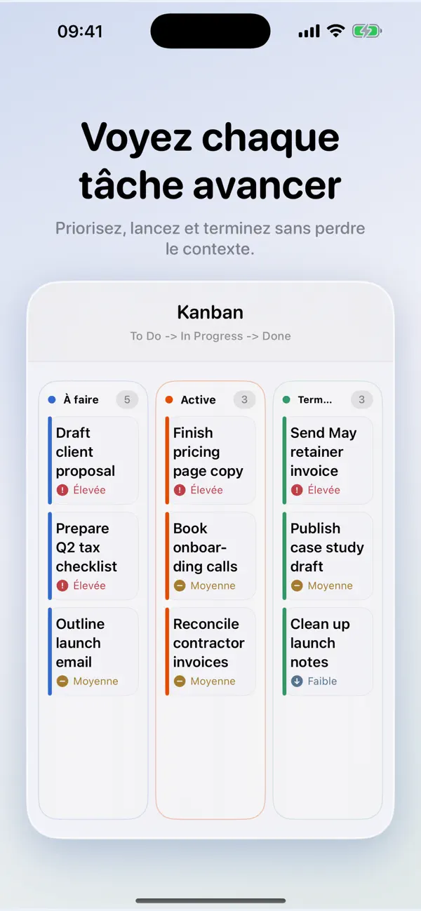 Screenshot #3 pour KanbanApp