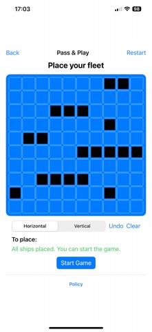 BattleshipGame screenshot
