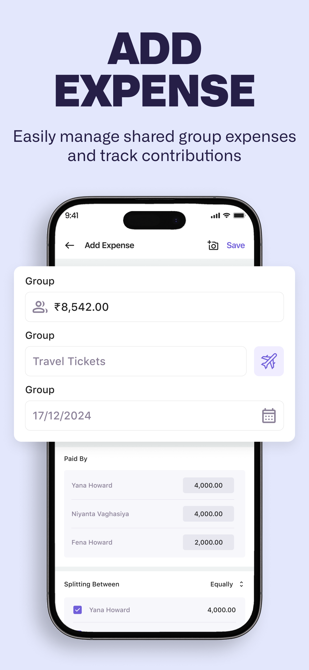 SplitPay Group Expenses