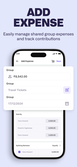 SplitPay Group Expenses Screenshot 3 of 6