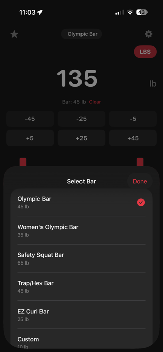 Plate Calculator Pro Screenshot 4 of 5