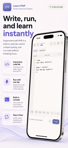 Learn PHP - Web Development iPhone screenshot