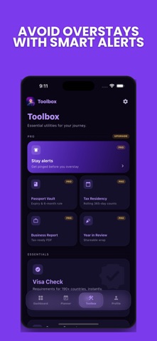 BorderSense: Passport Diary screenshot