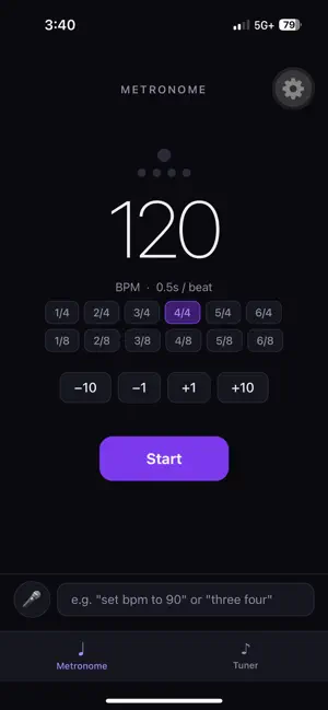AI Metronome & Tuner screenshot 1