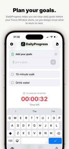 DailyProgress: Daily Planner iPhone screenshot