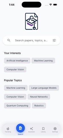 Scholarly: AI Research Helper iPhone screenshot