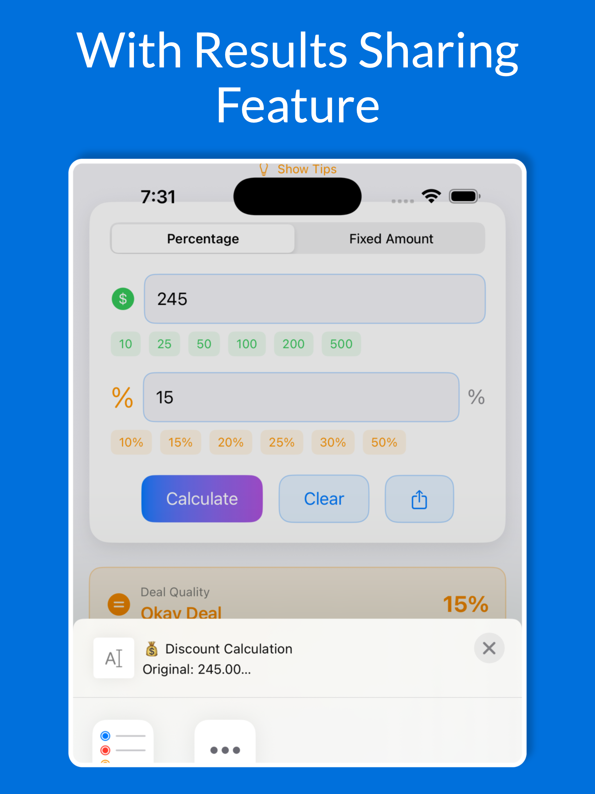 Personal Discount Calc screenshot 9