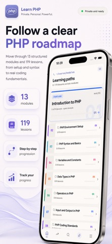 Learn PHP - Web Development iPhone screenshot