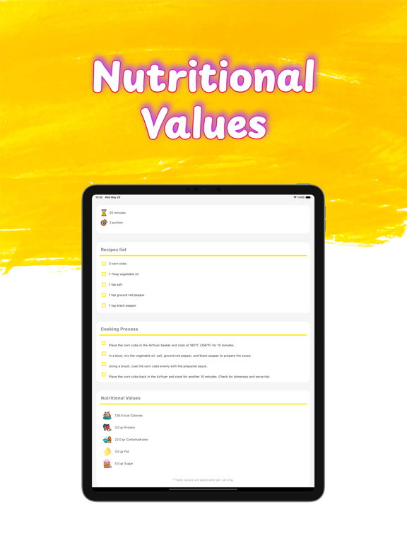 Airfryer Chef: Airfryer Recipe iPad screenshot 5 - Food & Drink app