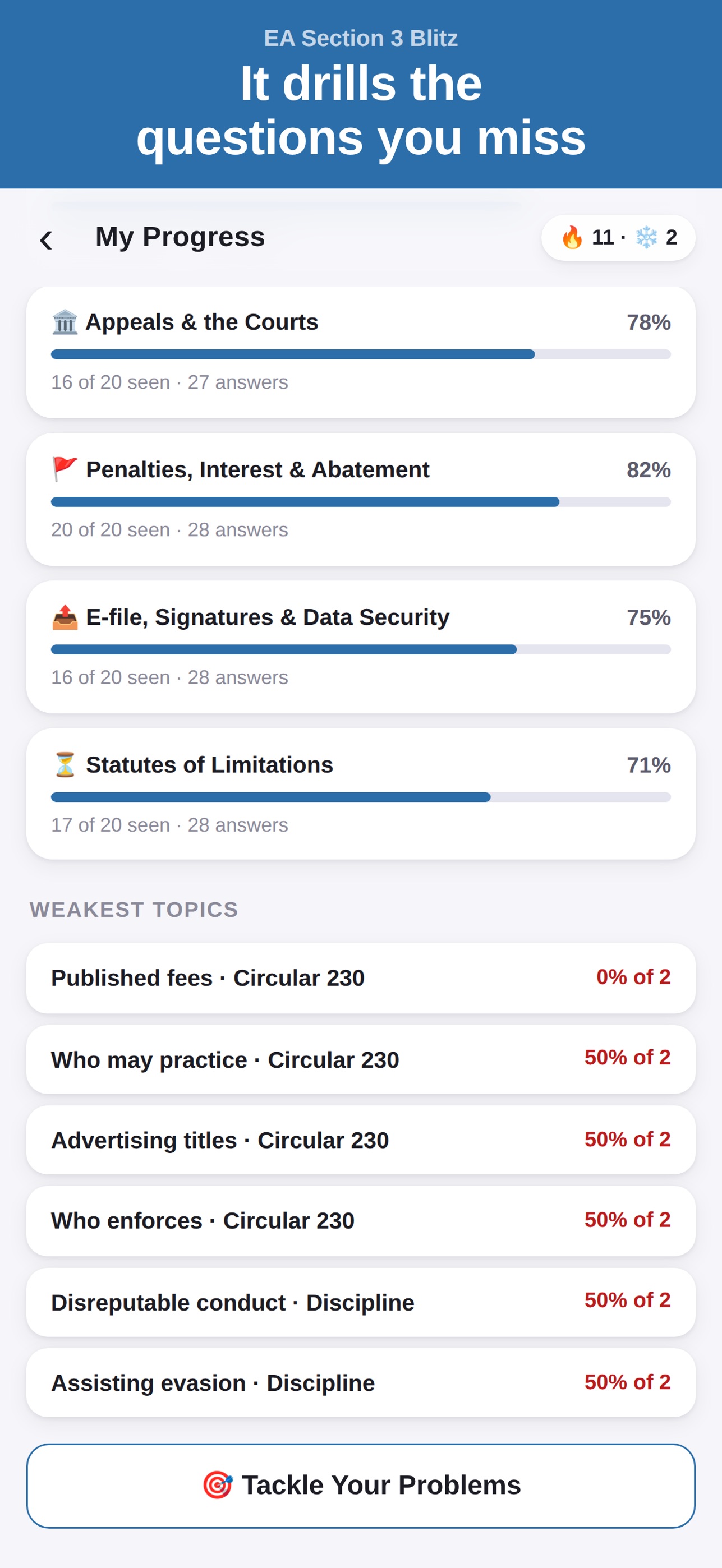 Screenshot 2 of EA Section 3 Blitz: Exam Prep