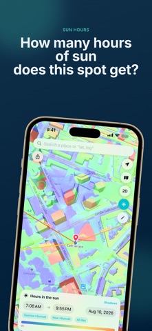 Shade Tracker - Sun Simulator iPhone screenshot 2