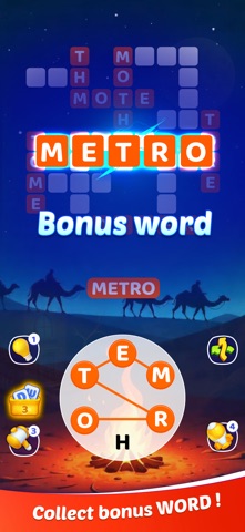 Word Bounty: Word Games Puzzle iPhone screenshot