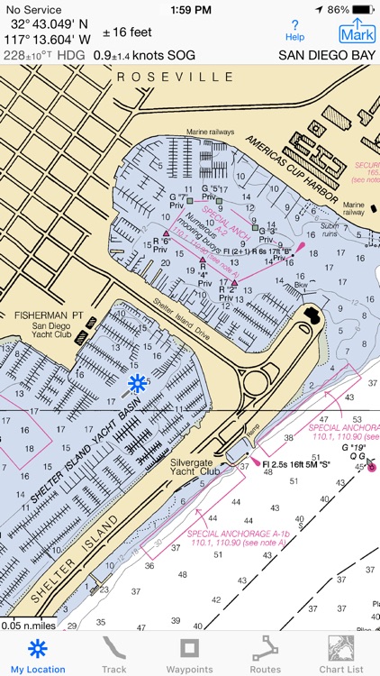 iSailGPS : NOAA USA RNC Charts screenshot-4