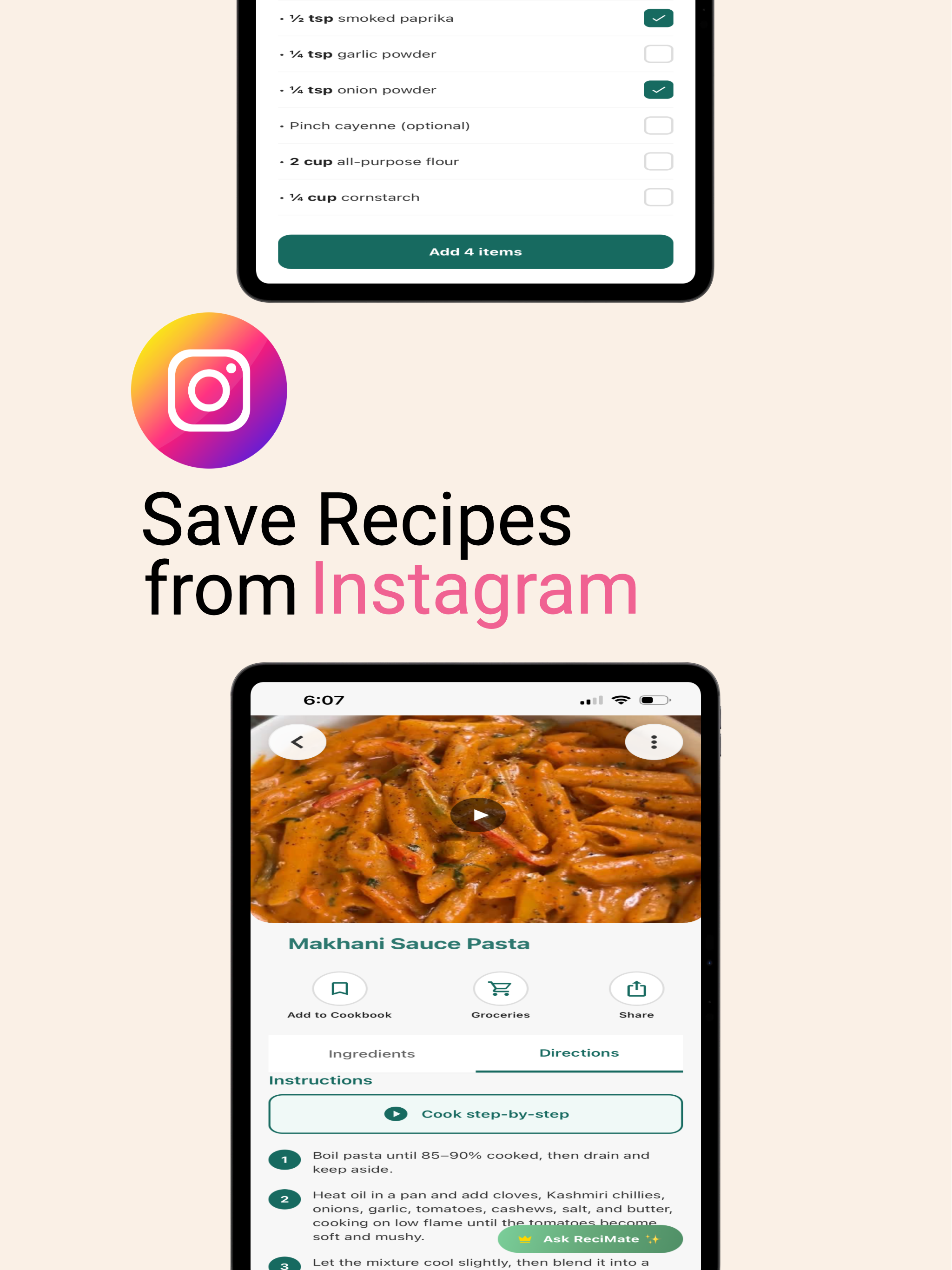 EzyCooking: Recipe Saver
